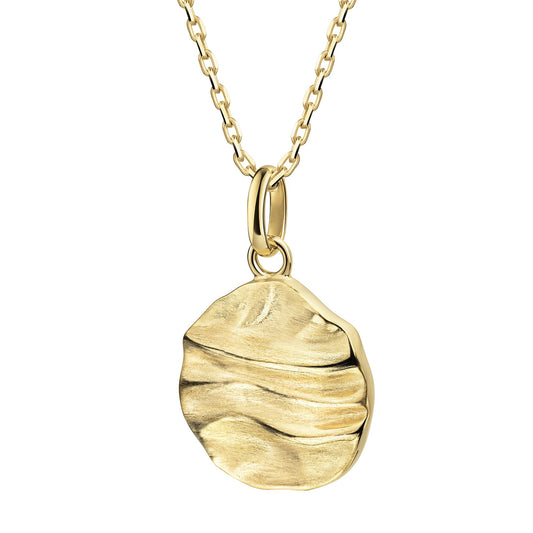 Celesta Gold - Anhänger mit Kette 42/45cm 375 Gelbgold Struktur