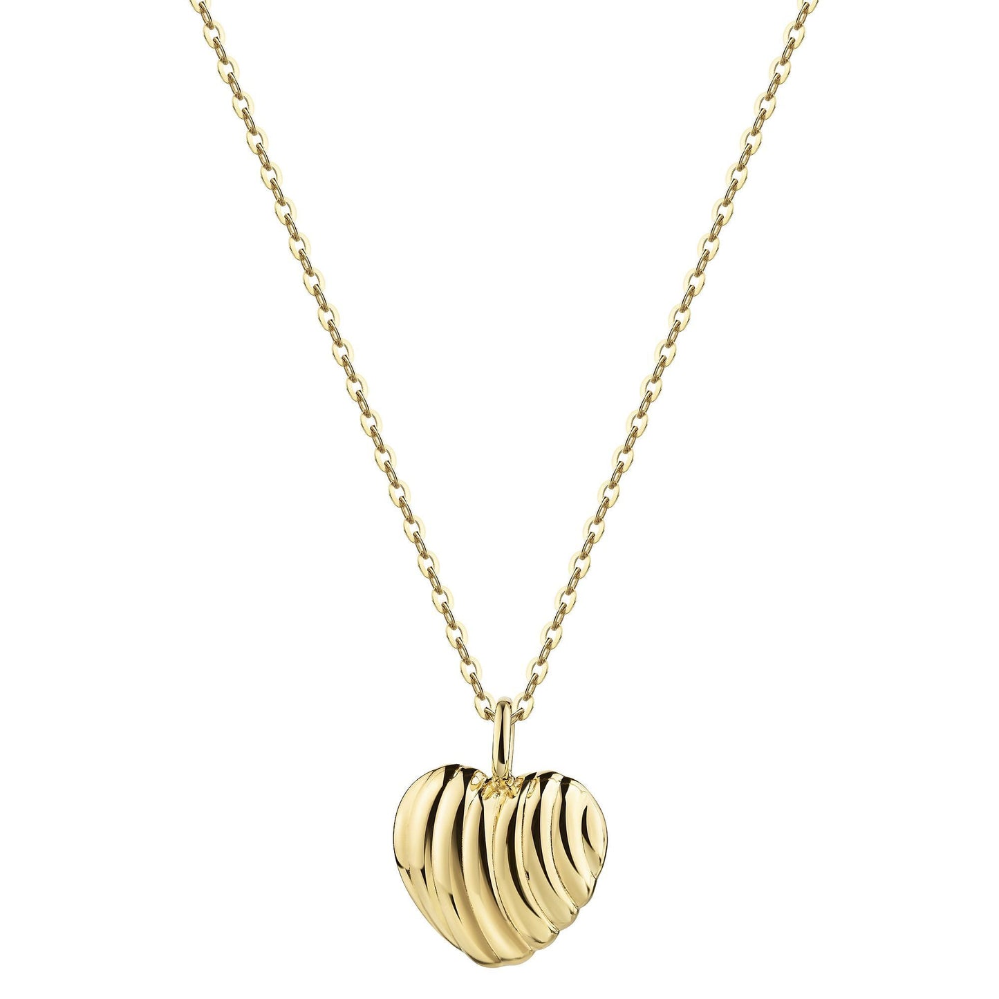 Anhänger mit Kette 925 Silber vergoldet Ankerkette 925/- Sterling Silber vergoldet 42cm ohne
