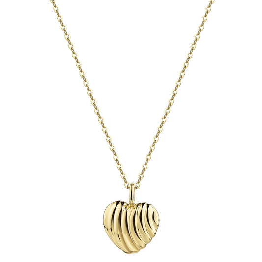 Celesta Silber Anhänger mit Kette aus 925 Silber vergoldet