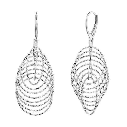 Celesta Ohrhänger 925 Sterling Silber rhodiniert