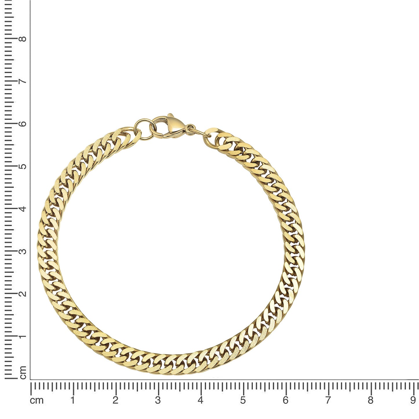 Armband Panzerkette Edelstahl 19cm
