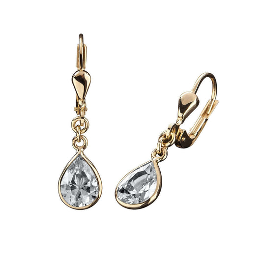 Schmuck Ohrhänger Ohrringe 333er Gold Zirkonia weiß 2,9, 1 Paar günstig kaufen
