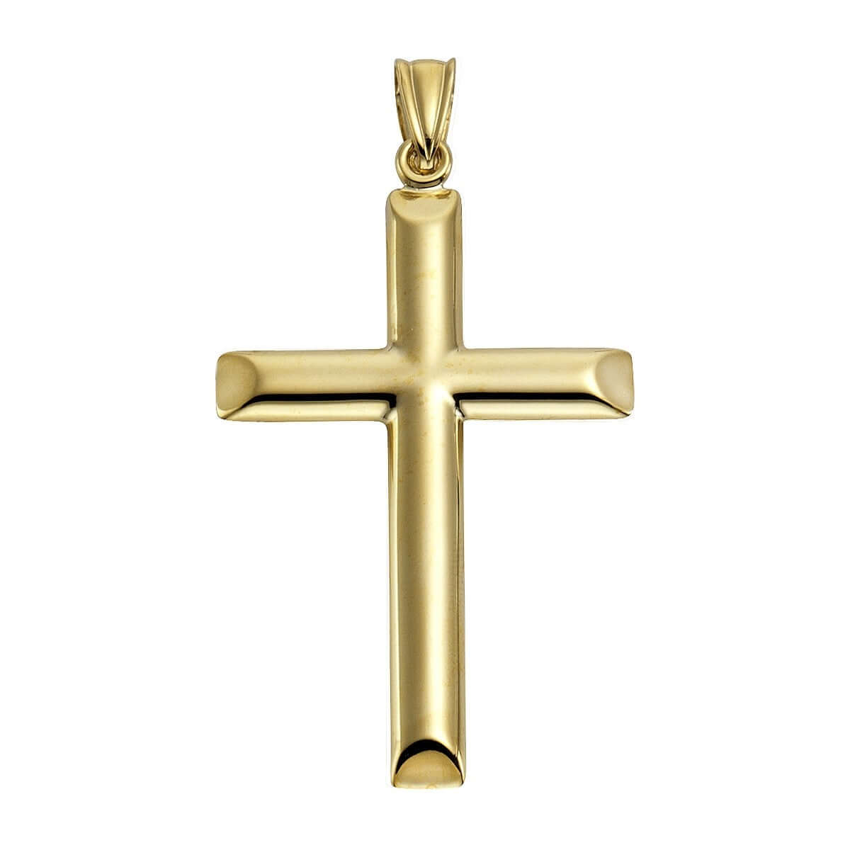 Schmuck Halsketten-Anhänger Unisex 585 Gold Motiv Kreuz 4,6cm günstig kaufen