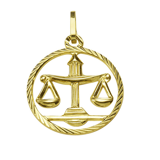 Anhänger Sternzeichen Waage 333/- Gelbgold