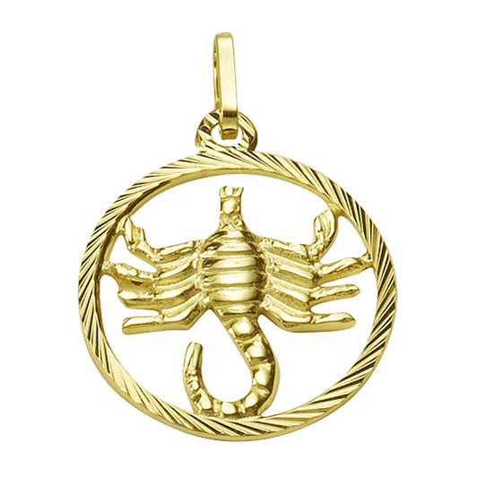 Anhänger Sternzeichen Skorpion 333/- Gelbgold