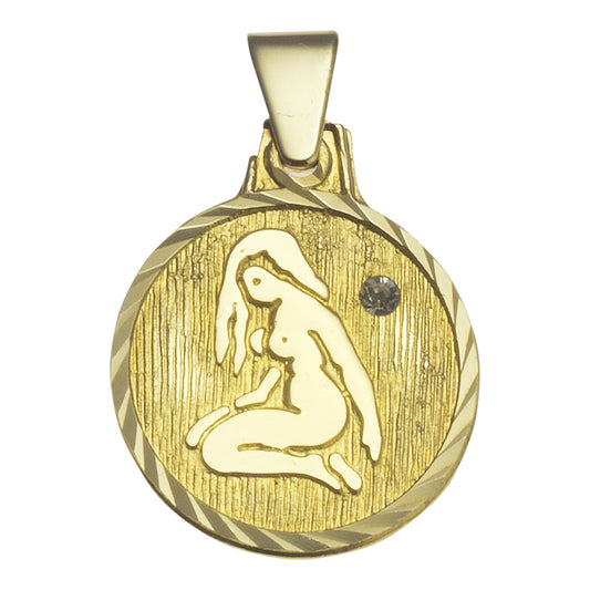 Anhänger aus 333/- Gelbgold Sternzeichen Jungfrau