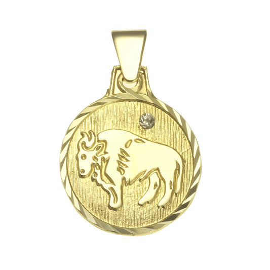 Anhänger aus 333/- Gelbgold Sternzeichen Stier