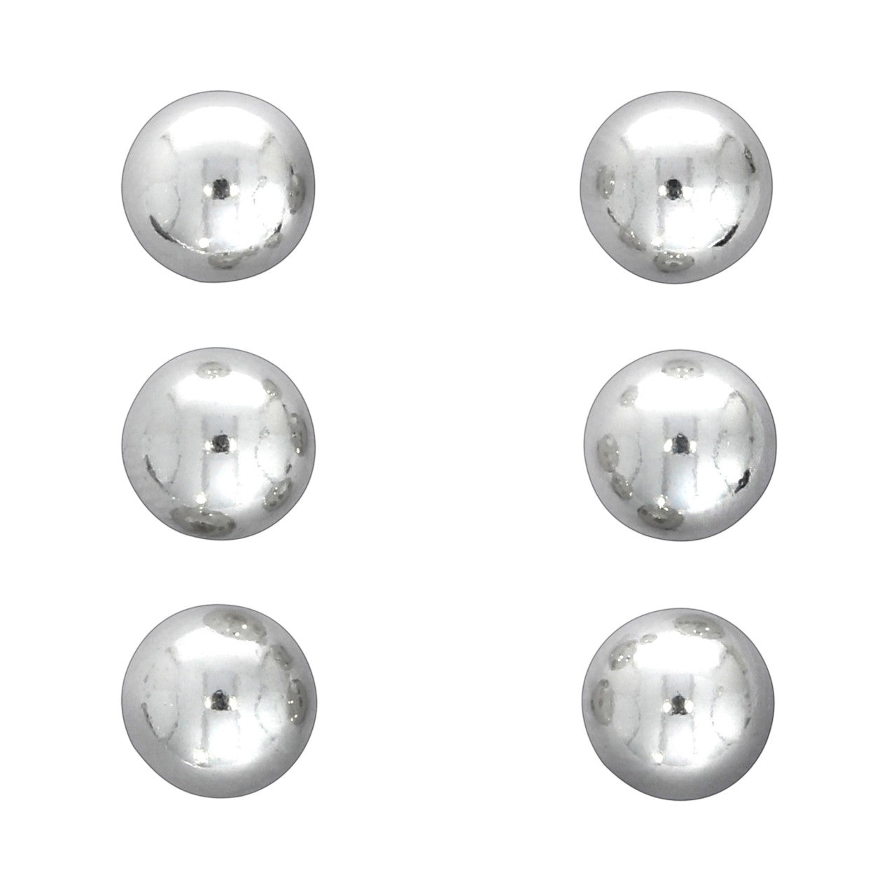 Schmuck Ohrstecker Damen 925/ Silber 3 Paar 4mm 0,4cm günstig kaufen