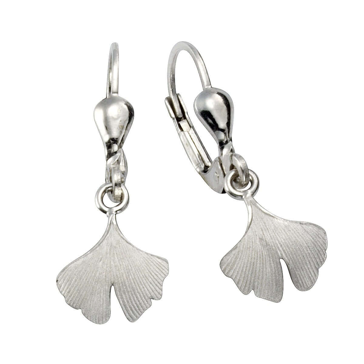 Schmuck Ohrhänger Ohrringe 925er Sterling Silber Ginkgo 2,4cm, 1 Paar günstig kaufen