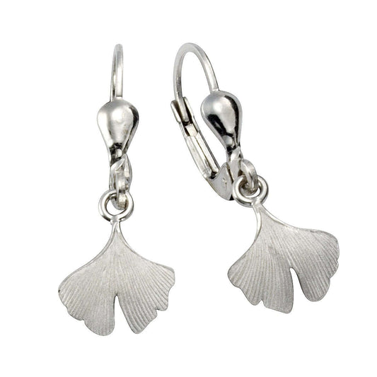 Schmuck Ohrhänger Ohrringe 925er Sterling Silber Ginkgo 2,4cm, 1 Paar günstig kaufen