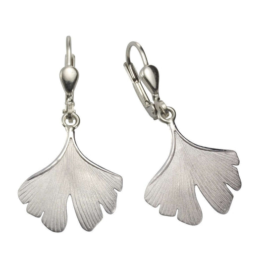 Schmuck Ohrhänger Ohrringe 925 Sterling Silber Ginkgo 3,3cm, 1 Paar günstig kaufen