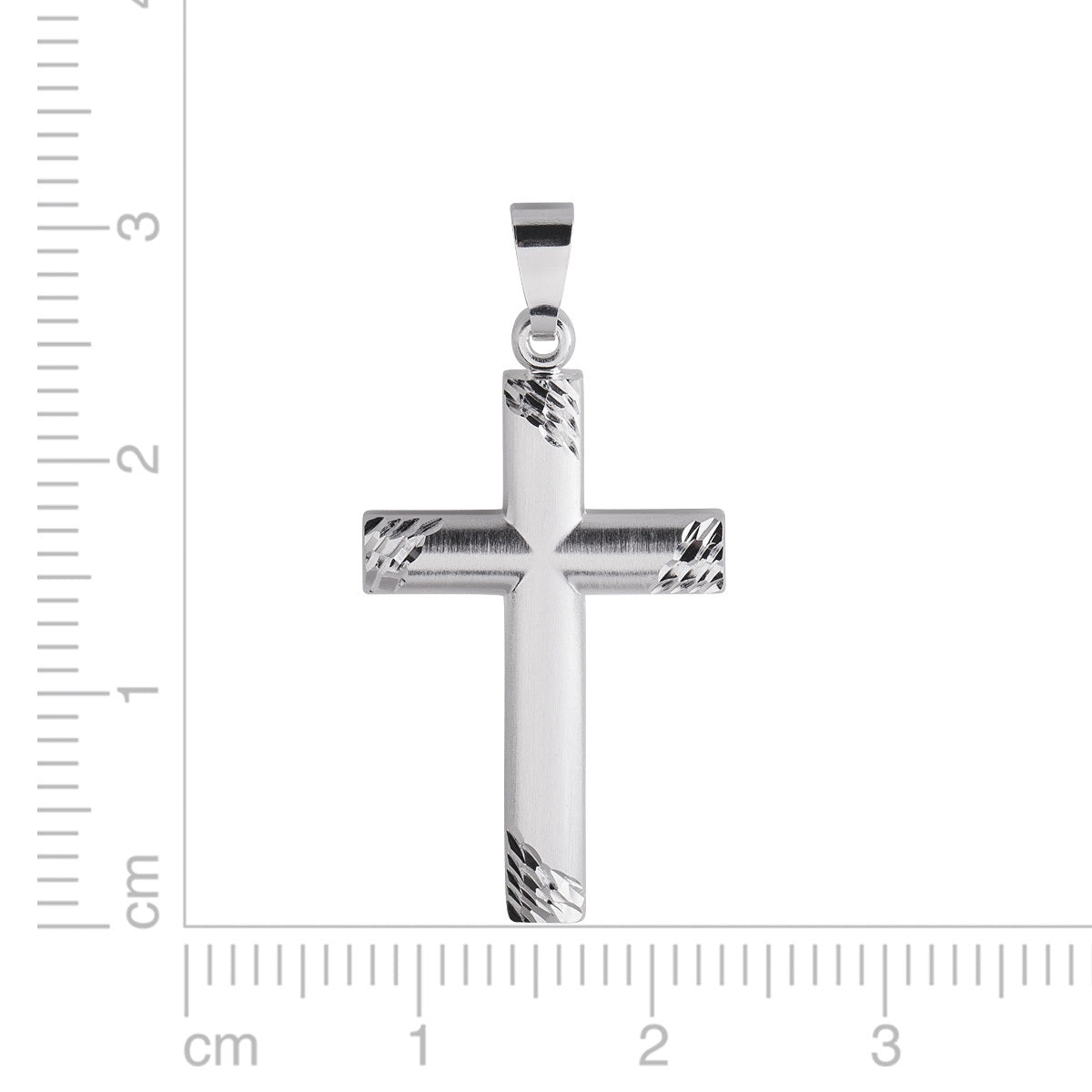 Anhänger 925/- Sterling Silber rhodiniert 3,1cm