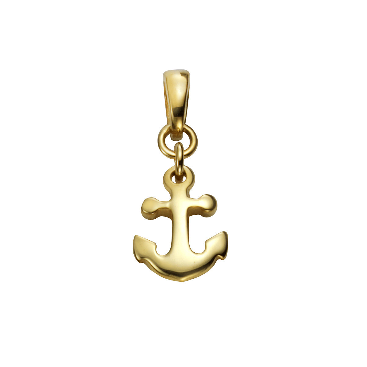 Anhänger 333/- Gold rhodiniert 2,0cm