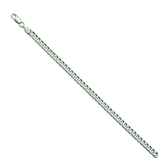 Armband 925/- Sterling Silber rhodiniert Panzerarmband