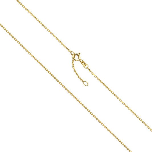 Schmuck Collier Damen Goldkette 333er Gold Ankerkette 4-kantig günstig kaufen