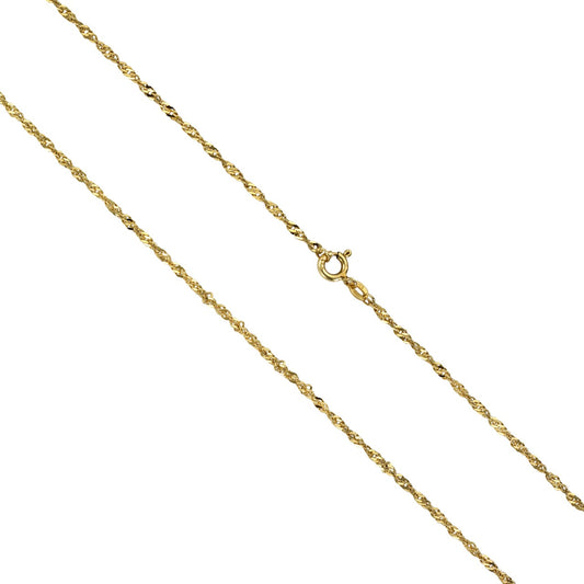 Schmuck Collier Goldkette Damen 333er Gold Singapurkette günstig kaufen