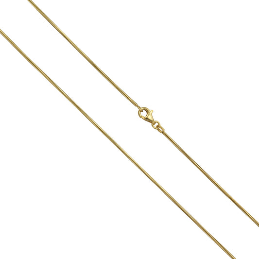 Halskette Gold 333 Schlangenkette