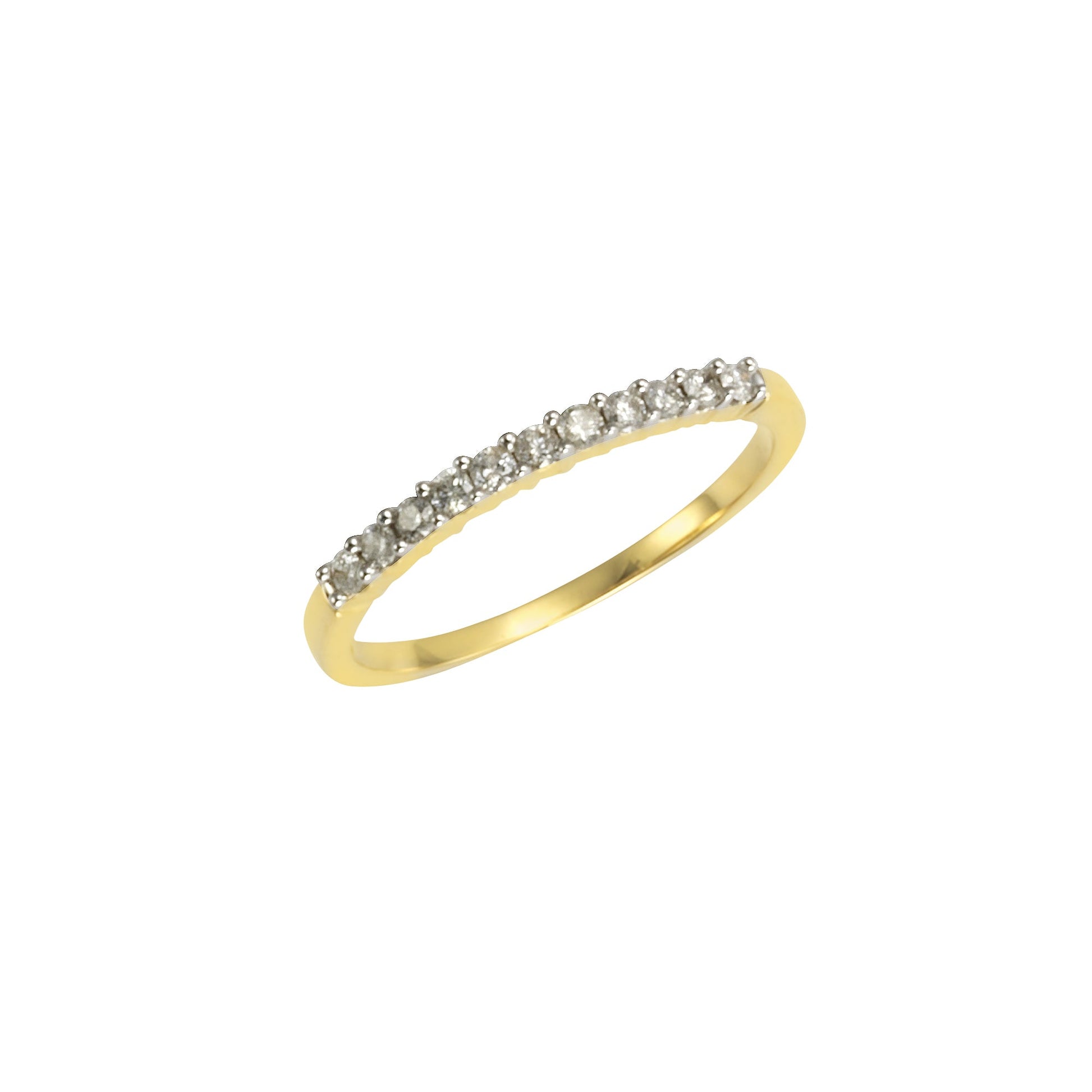 Diamonds by Ellen K. - Damen Ring Gold 585 zweifarbig 11x Brillant zus. 0,25ct.