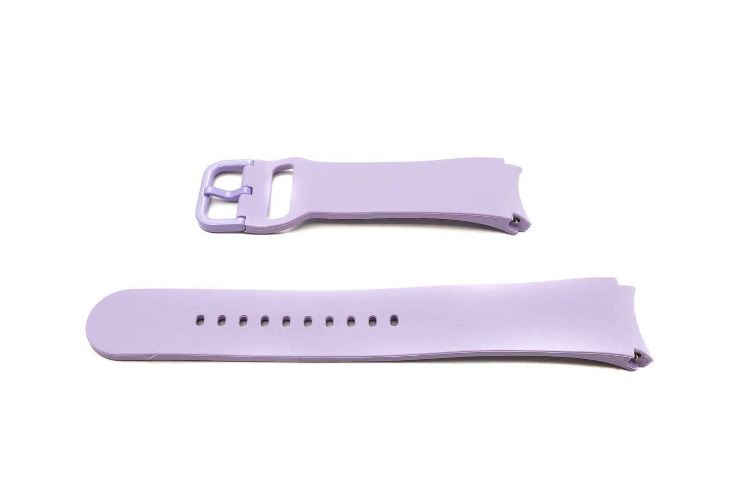 Armband 22 mm aus Silikon für Samsung Galaxy Watch 6 Smartwatch in Lila
