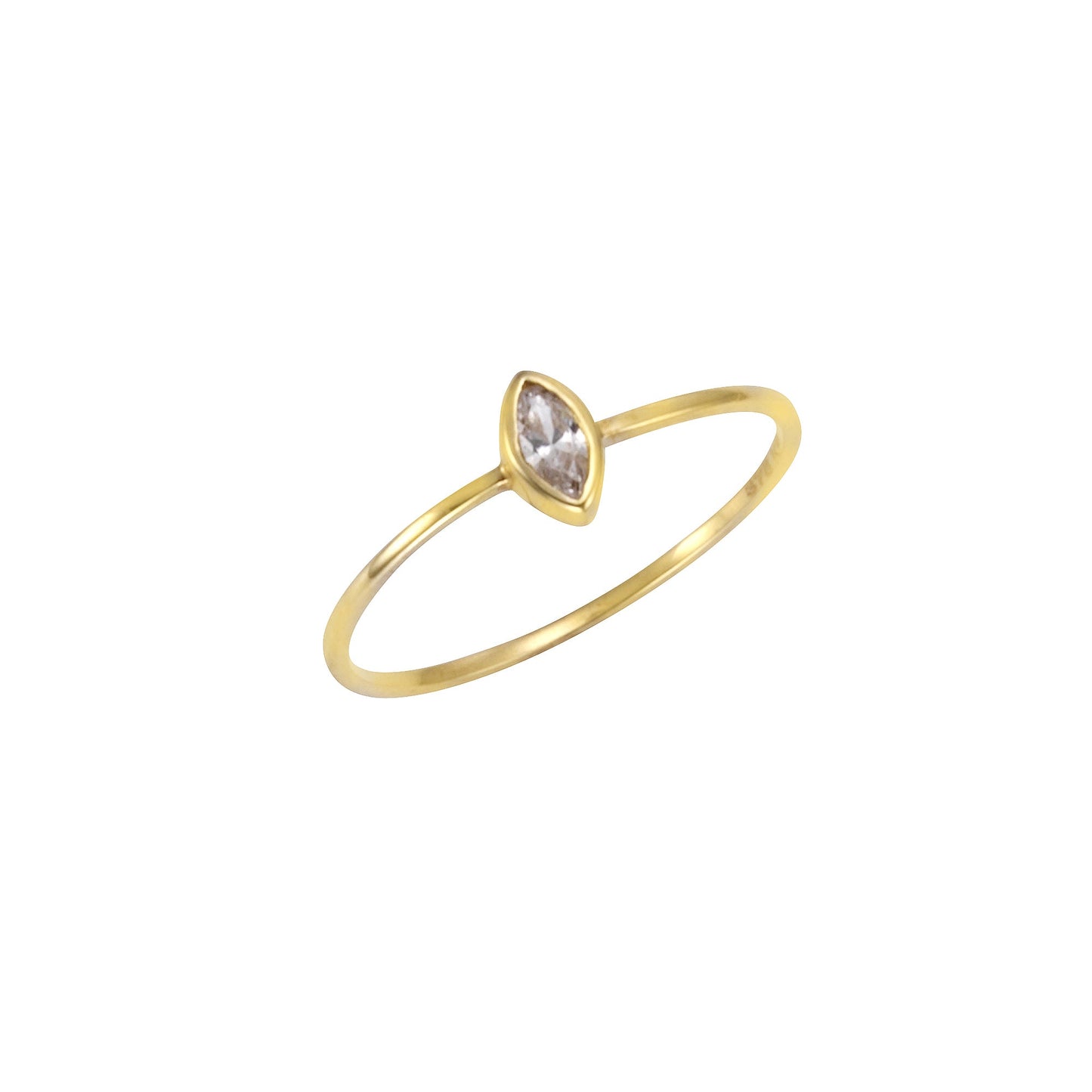 Ring 375/- Gold Zirkonia