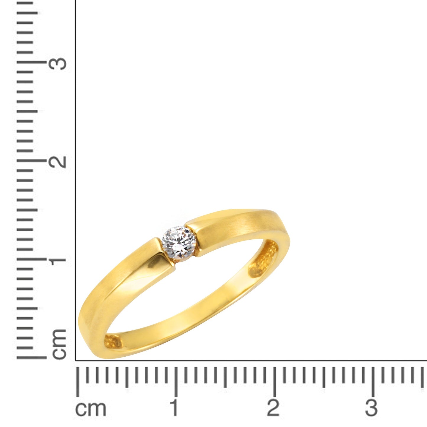 Ring 375/- Gold Zirkonia