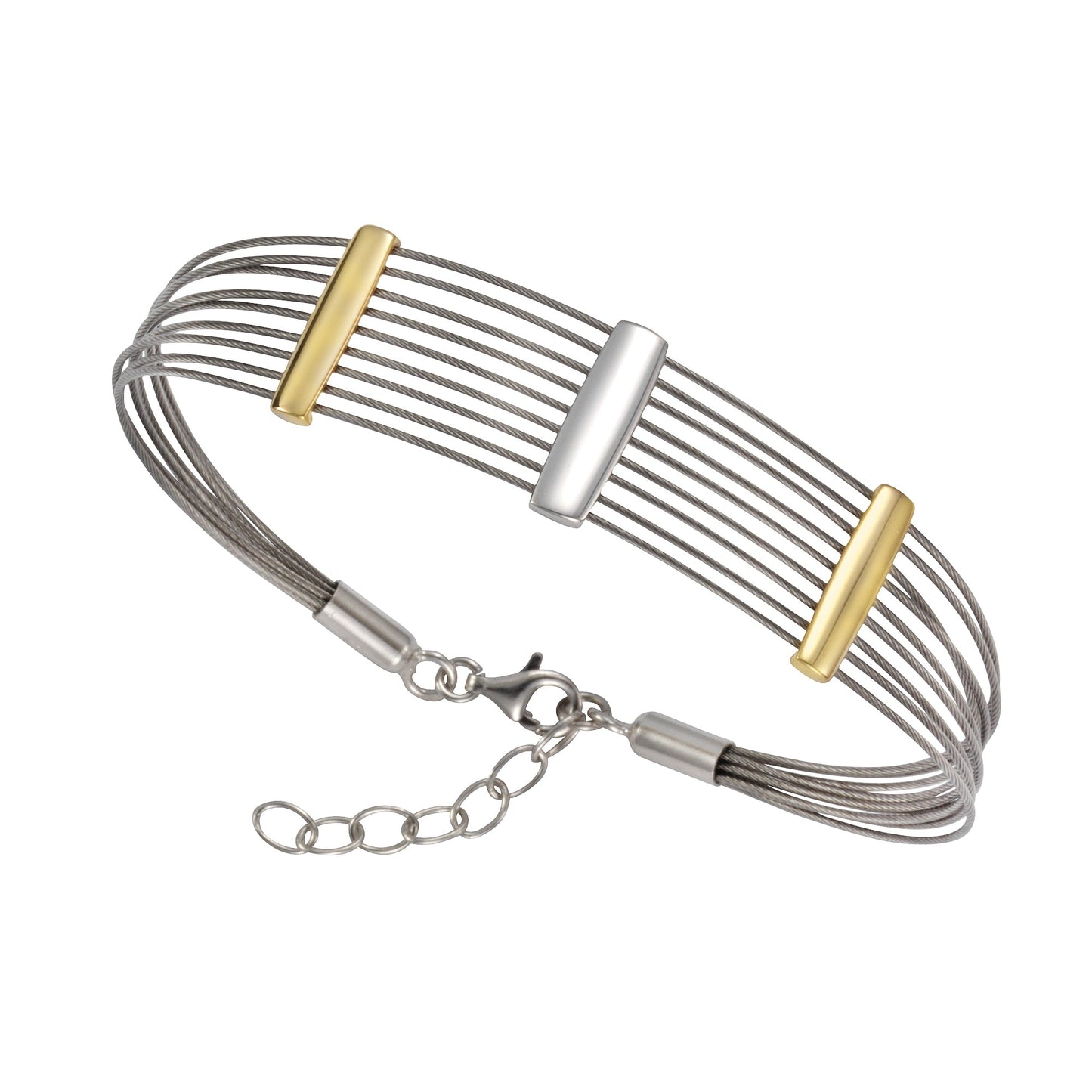 Armband 925/- Sterling Silber rhodiniert 22,0cm
