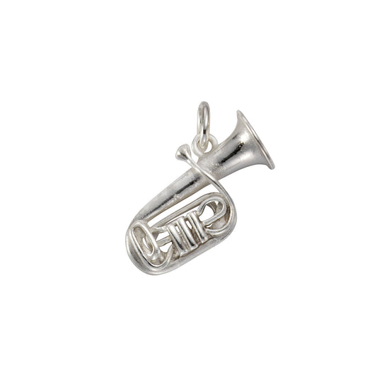 Anhänger Silber 925 rhodiniert Tuba mit 1,8cm Länge