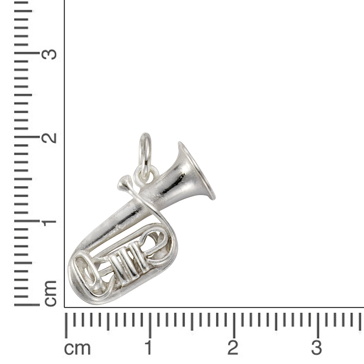 Anhänger 925/- Sterling Silber rhodiniert 1,8cm