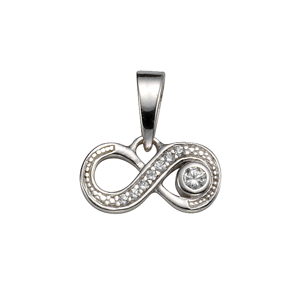Anhänger 925/- Sterling Silber rhodiniert 1,1cm