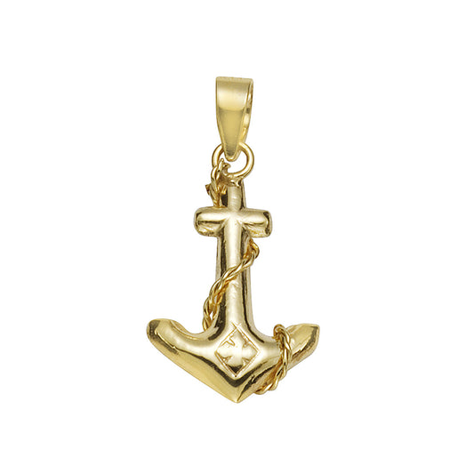 Anhänger Gold 333 Motiv Anker mit 2,3cm Länge