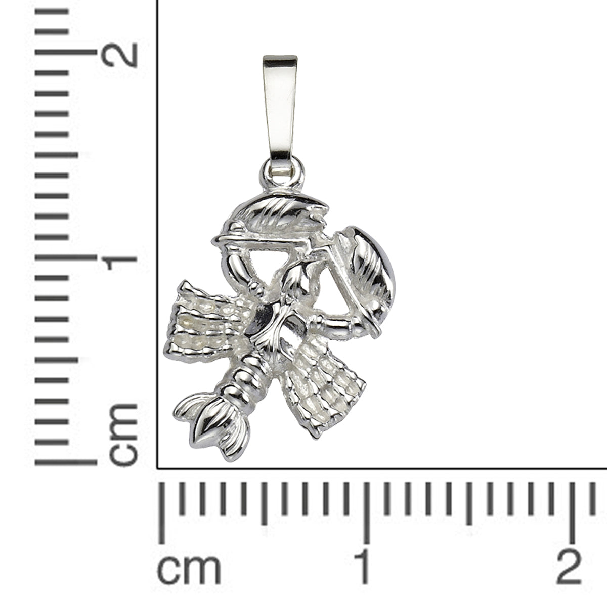 Schmuck Halsketten-Anhänger Unisex 925er Sterling Silber Sternzeichen 1,8cm günstig kaufen