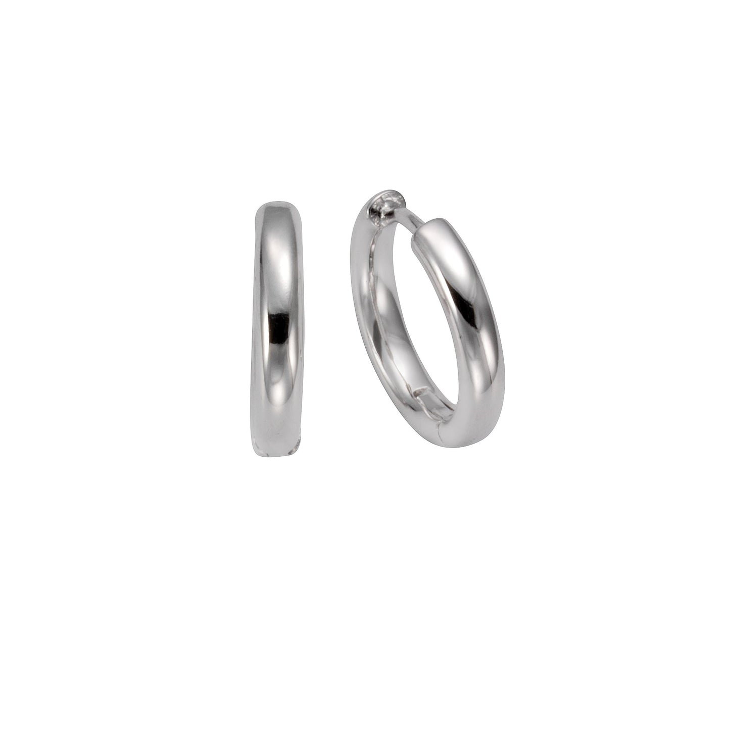 Ohrringe 925/- Sterling Silber rhodiniert 1,6cm