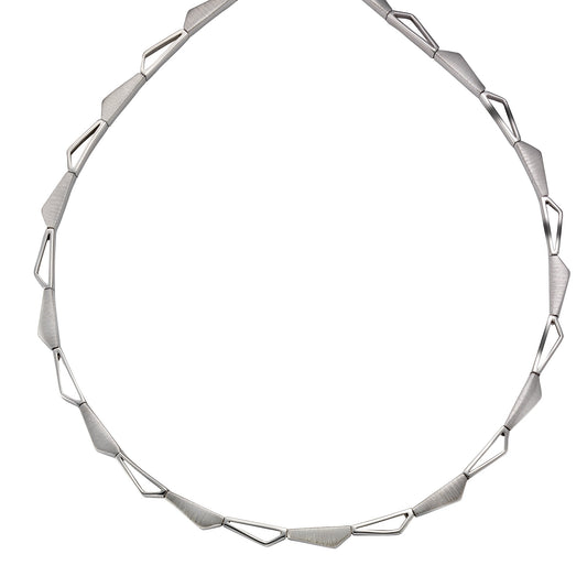 VIVANCE - Collier aus 925/- Sterling Silber rhodiniert mit 45cm Kettenlänge