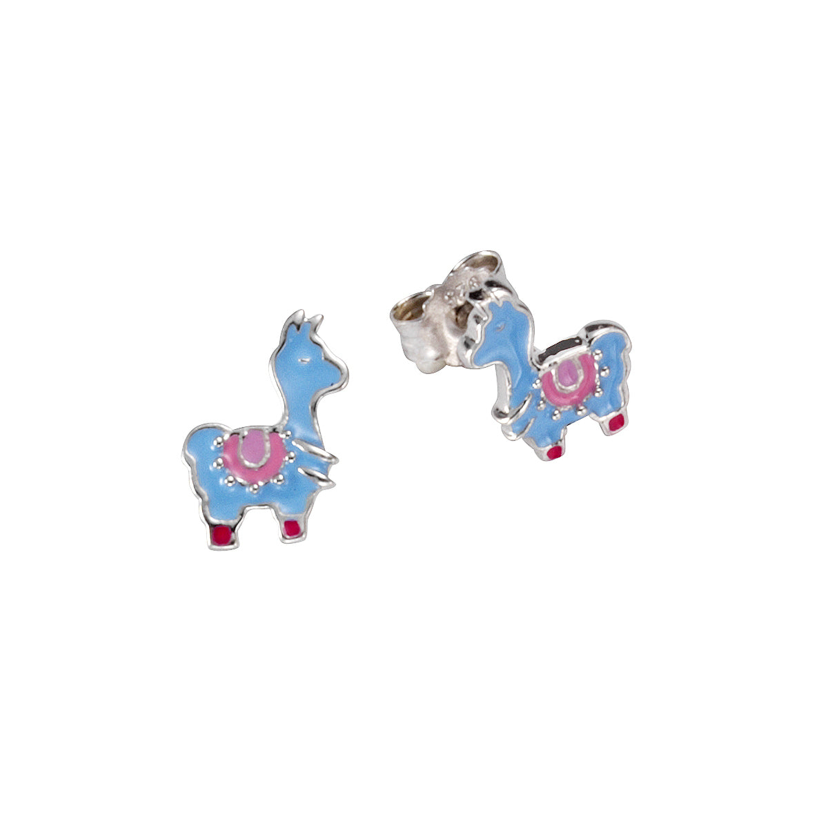 Ohrstecker 925/- Sterling Silber rhodiniert 0,9cm