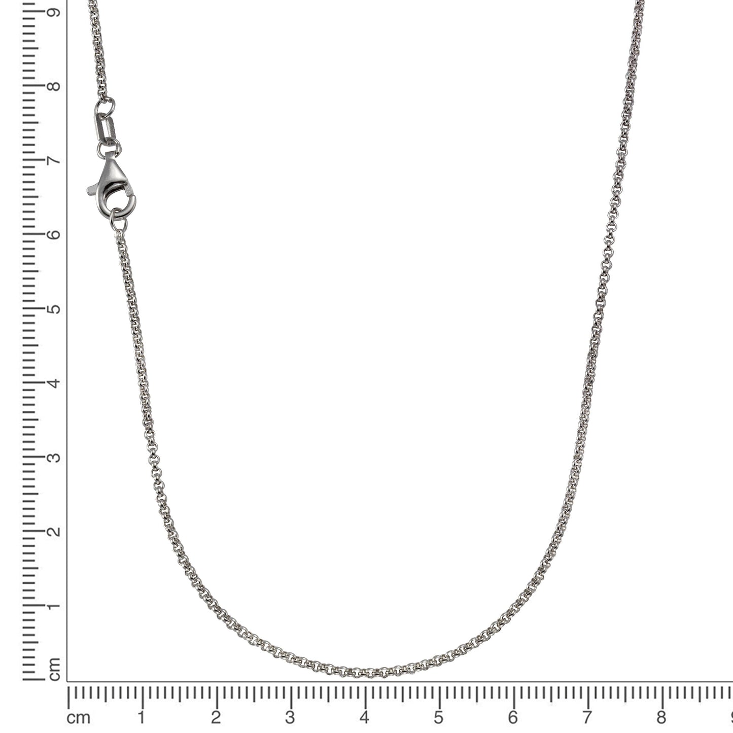 Collier Erbskette 925/- Sterling Silber rhodiniert