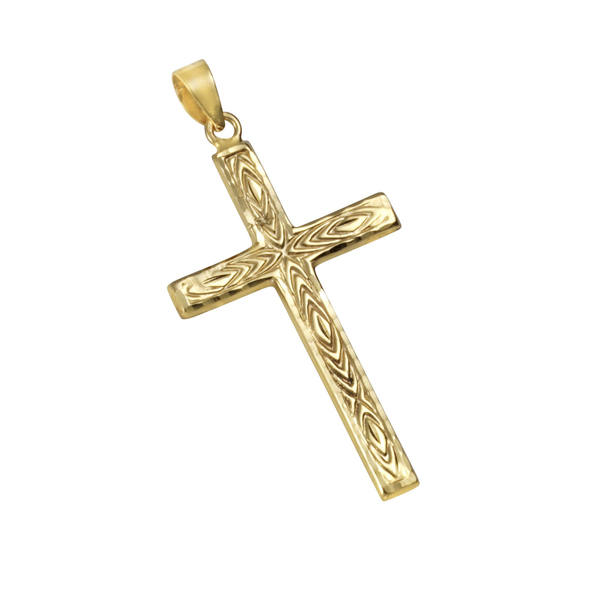 Anhänger 375/- Gold rhodiniert 3,7cm