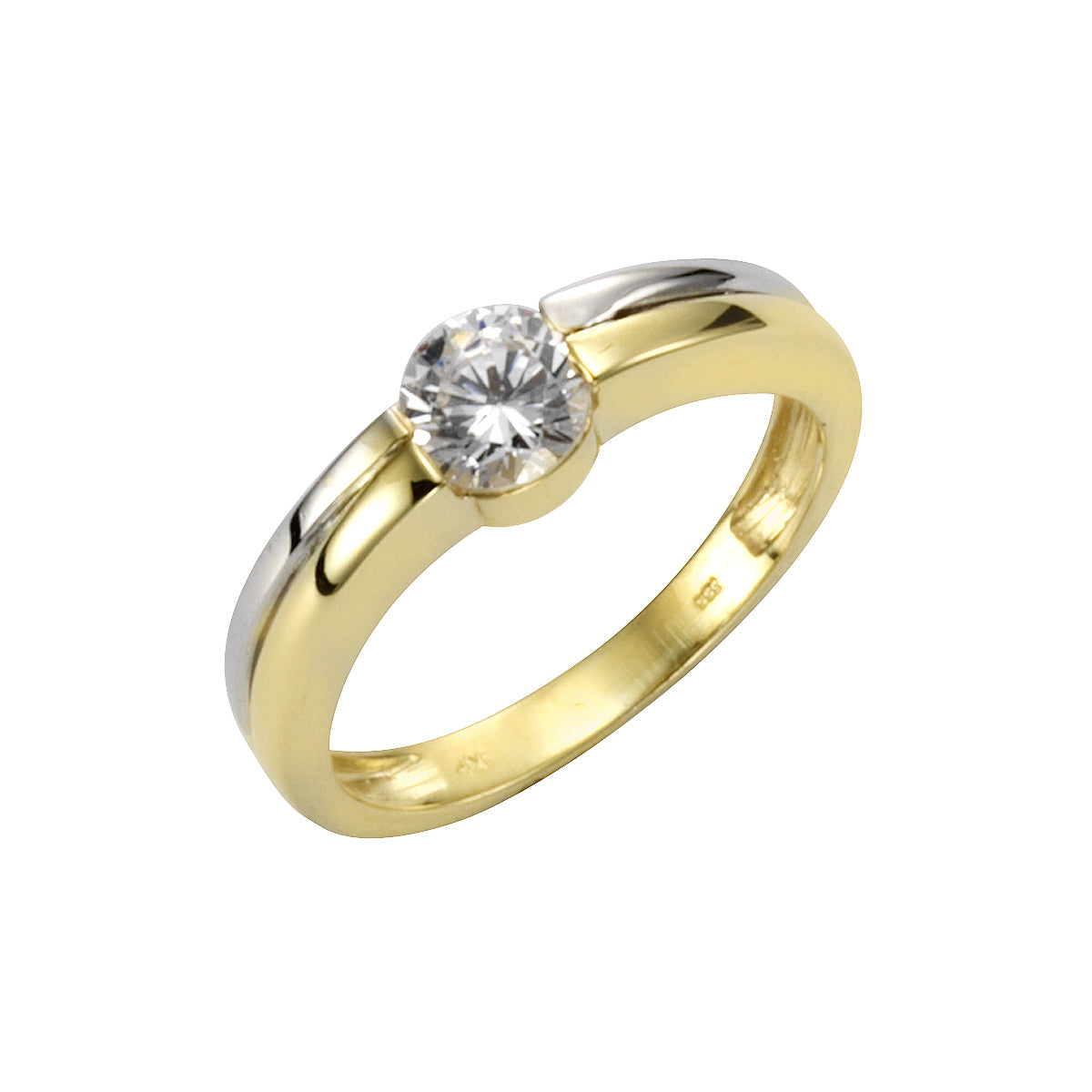 Ring 333/- Gold Rosévergoldet Zirkonia