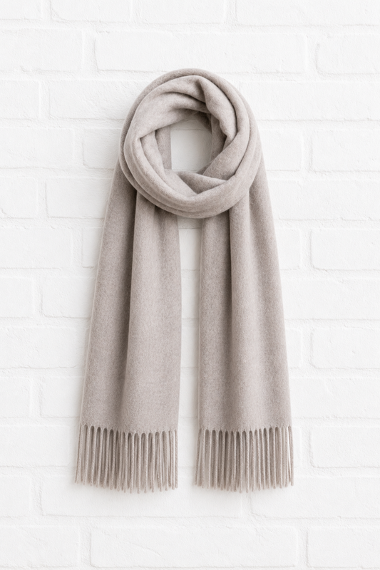Superweicher Kaschmirschal mit Fransen UNISEX- DELIGHT SPRING