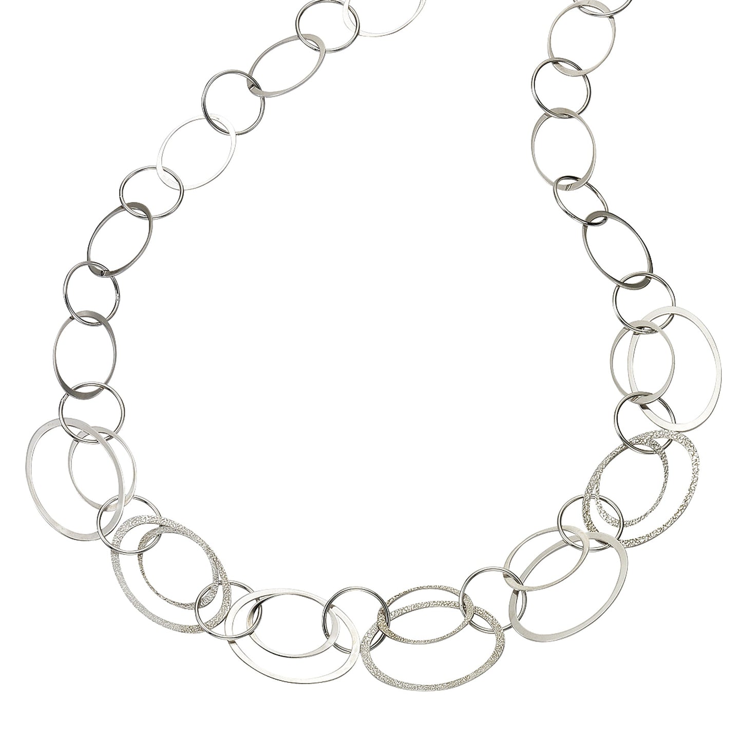 Halskette keine / nicht relevant 925/- Sterling Silber rhodiniert 45 cm
