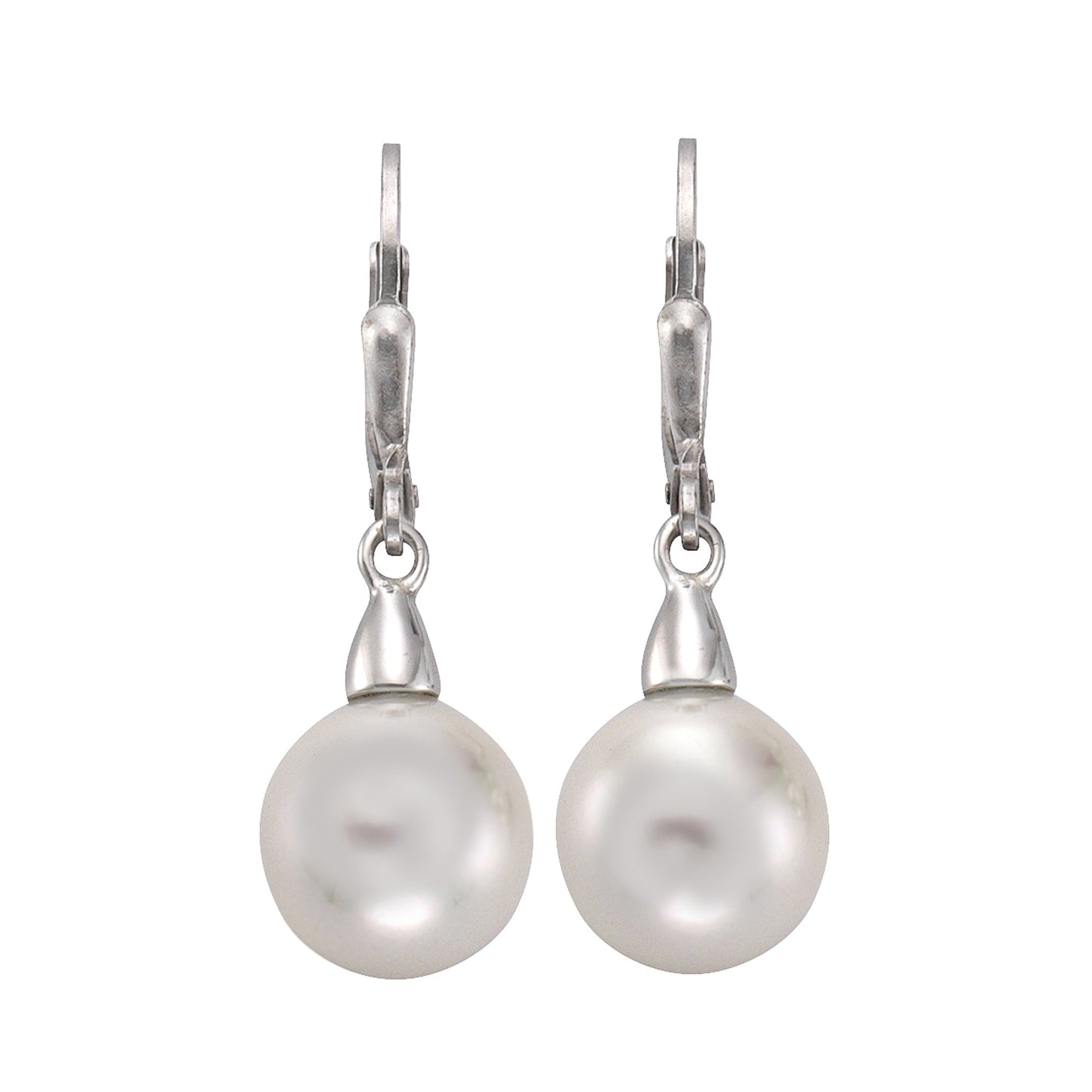 Ohrringe 925/- Sterling Silber 3,1cm Muschelkernperle
