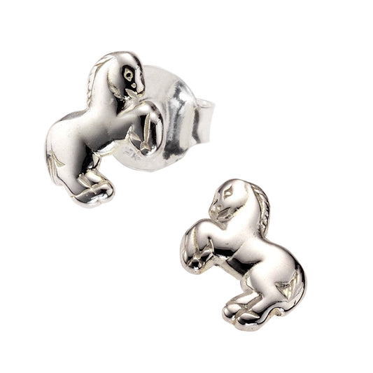 Zeeme for Kids - Kinder-Ohrringe Silber 925 Motiv Pferd