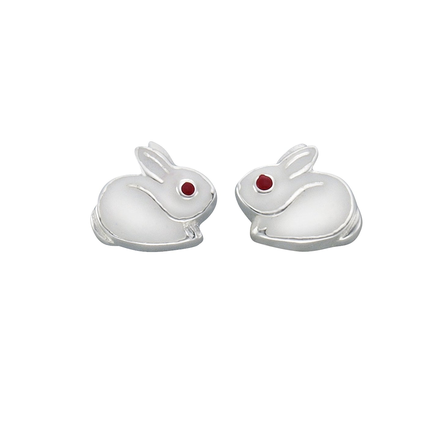 Ohrringe 925/- Sterling Silber rhodiniert 0,6cm