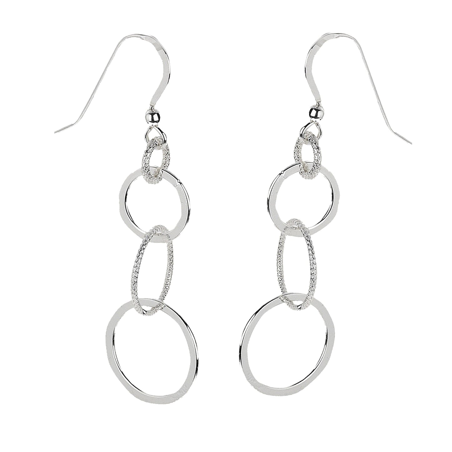 Ohrringe 925/- Sterling Silber ohne 5,2cm ohne