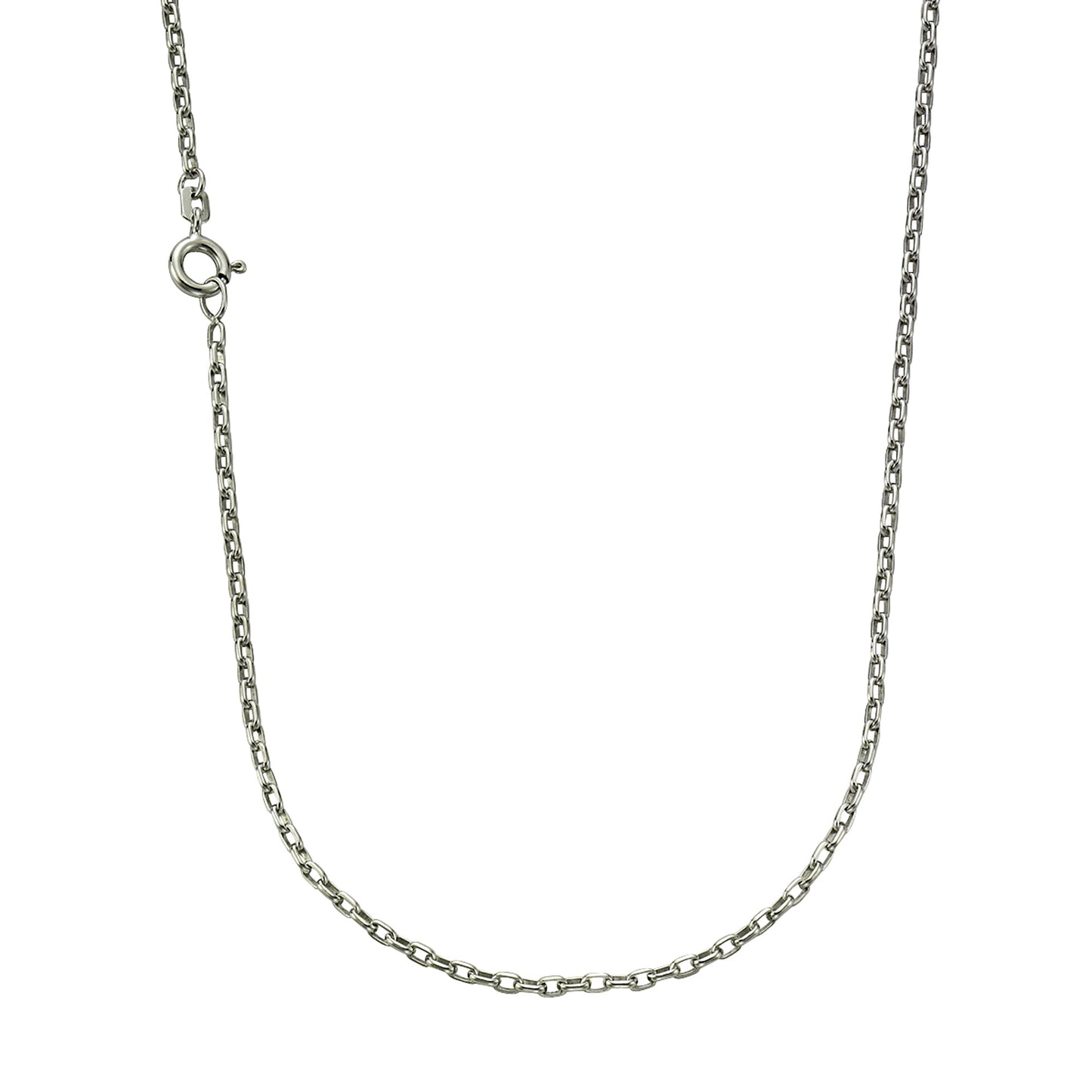 Collier Ankerkette 925/- Sterling Silber rhodiniert 60 cm
