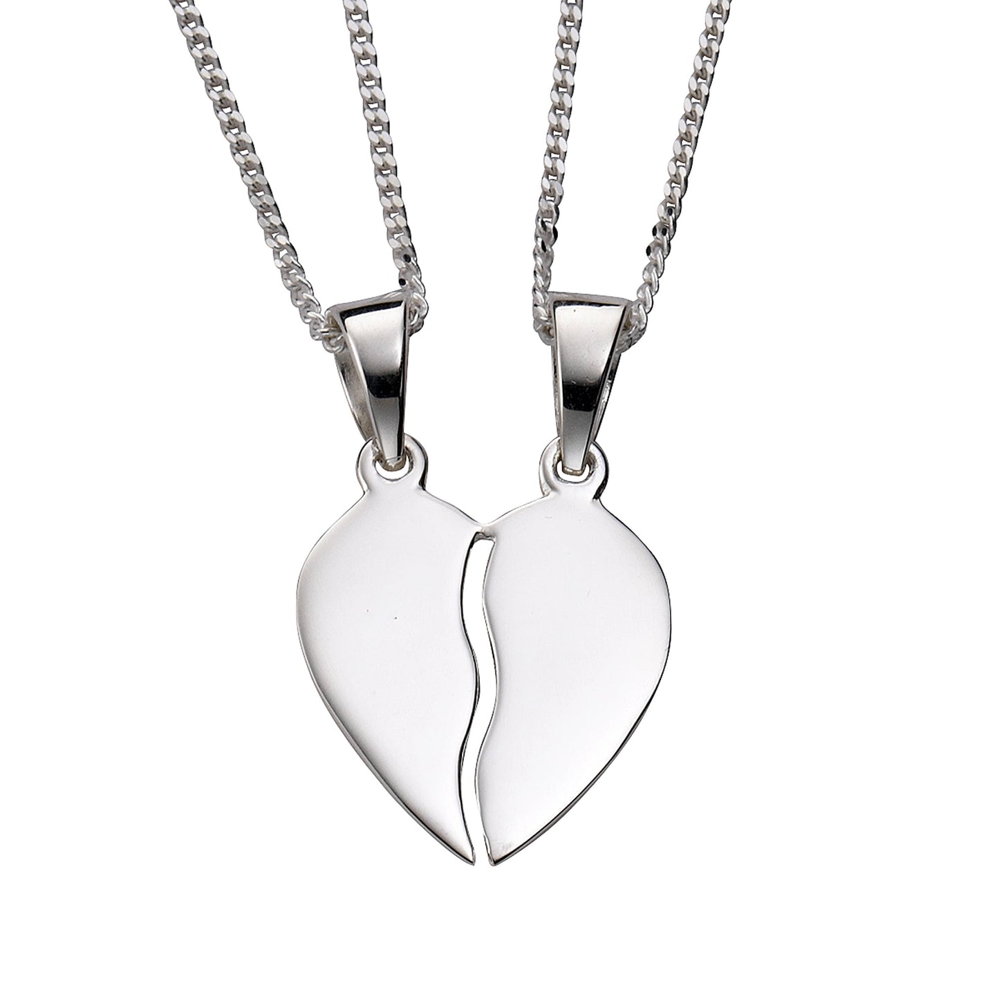 Anhänger mit Kette Panzerkette 925/- Sterling Silber 50,0cm ohne Stein