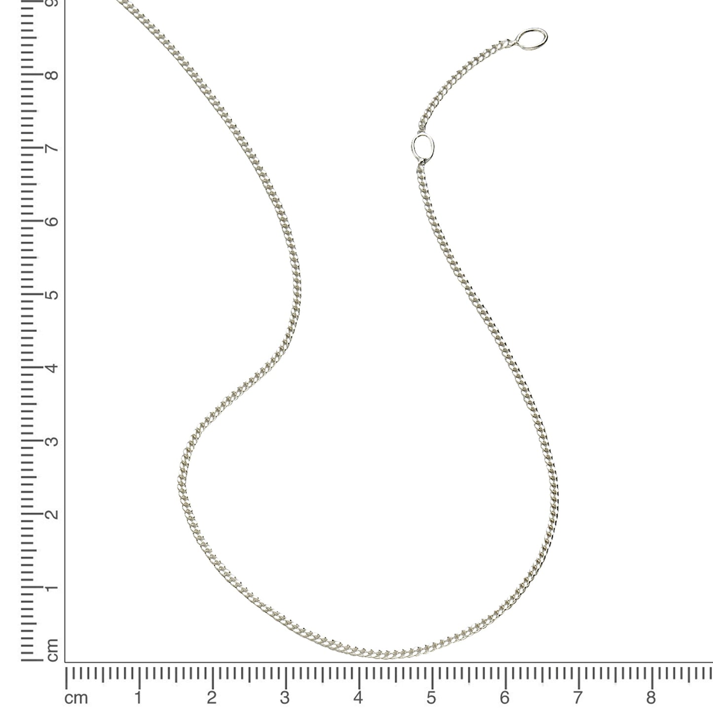 Collier Panzerkette 925/- Sterling Silber 38,0cm