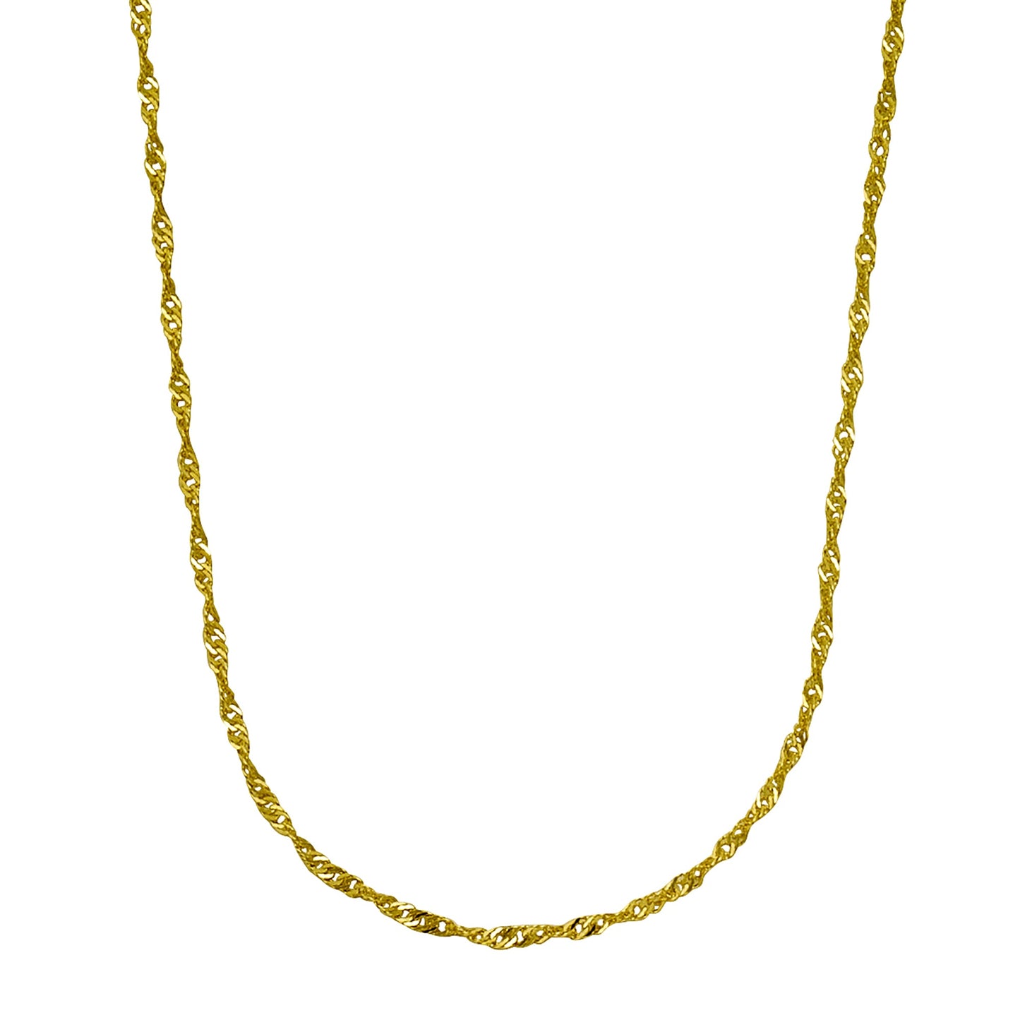 Halskette Singapurkette 375/- Gold 43cm
