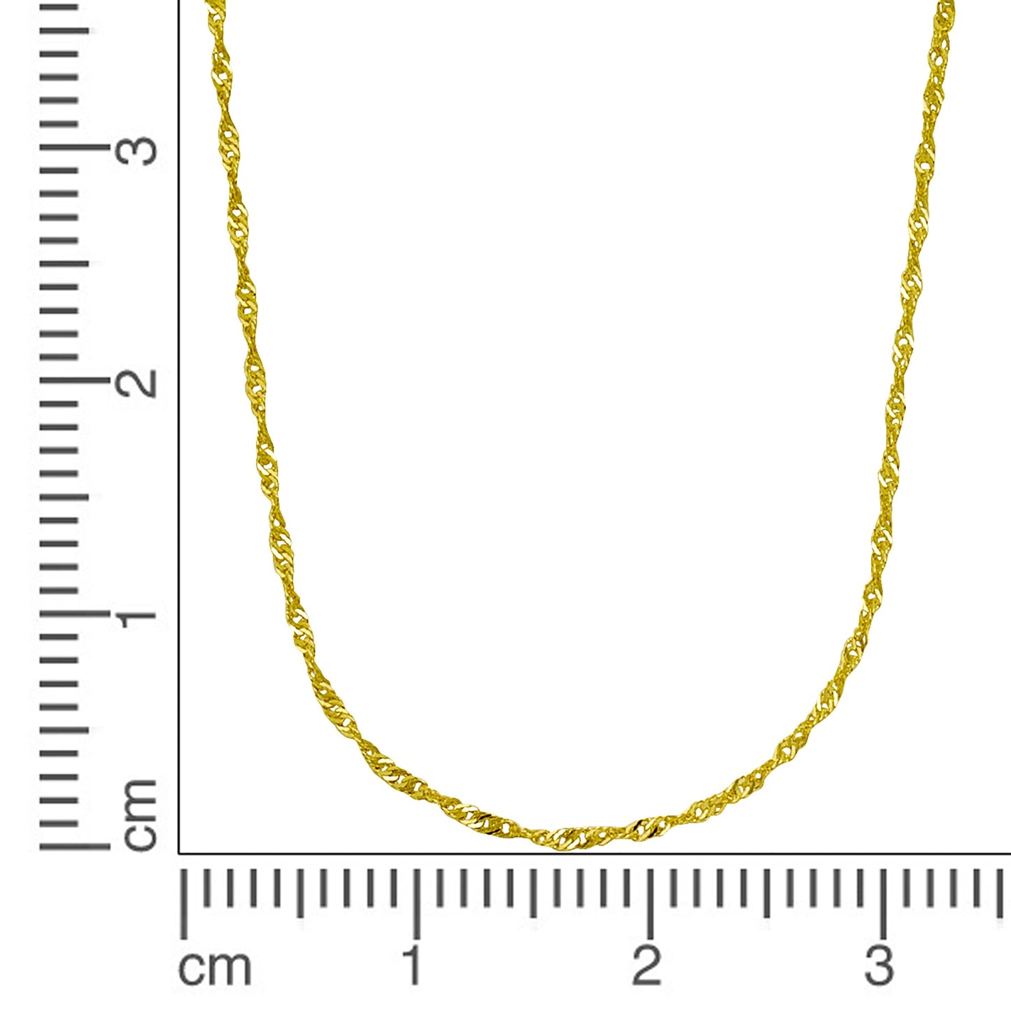 Halskette Singapurkette 375/- Gold 43cm