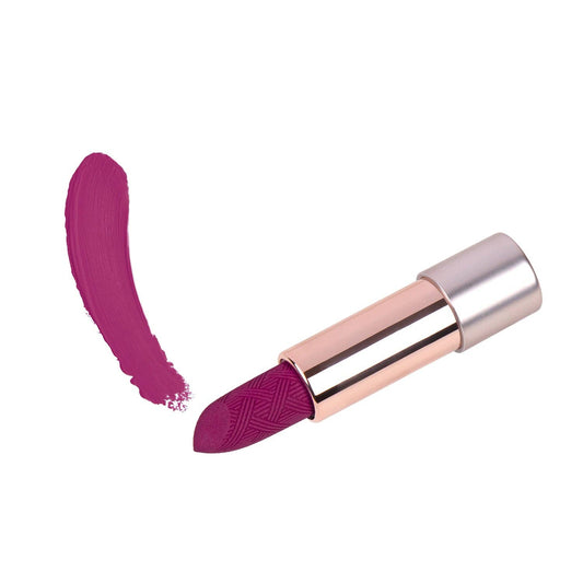 Langanhaltender intensiver matter Lippenstift - 704 Weinbergnebel - VERDANT WINTER