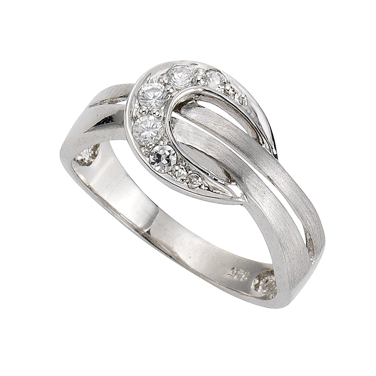 ZEEme Silver - Ring 925 Sterling Silber Zirkonia weiß